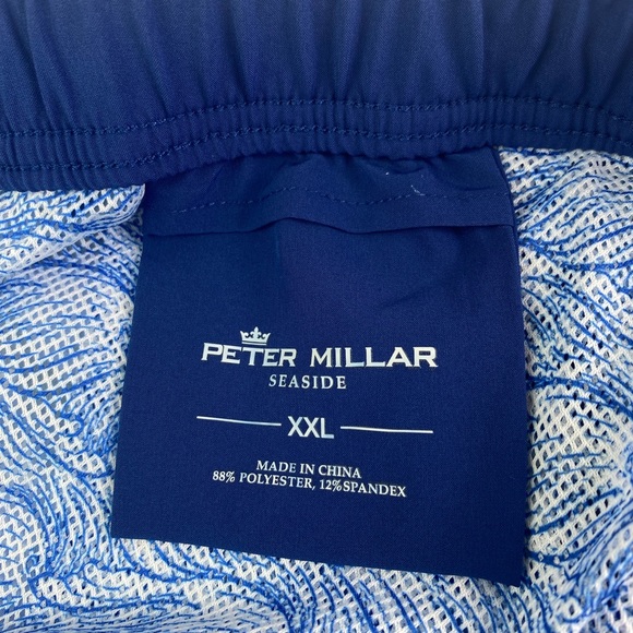 NWT Peter Millar Seaside Monaco Madness ATL Blue w/Koozie Swim Trunks Suit $98 - Picture 12 of 12